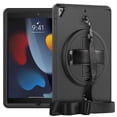 thumbnail image 1 of Funda TEKKU Handstrap Para iPad 9 iPad 8 iPad 7 10.2 e Air 3 Negra Rosa A2602 A2605 A2270 A2428 A2430 A2197, 1 of 9