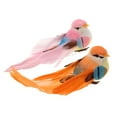 thumbnail image 4 of 2pcs Artificial Birds Feather Foam Simulation Bird Garden Home Decor Kid Toy with Clip, 4 of 9