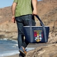 thumbnail image 4 of Oniva Mickey Fab 5 - Topanga 24-Can Insulated Cooler Tote Bag, Leakproof Soft Sided Cooler, Navy Blue, 4 of 6