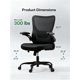 thumbnail image 2 of Silla de oficina Marsail con brazos ajustables lumbares ergonómicos de malla, 2 of 4