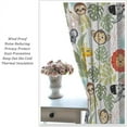 thumbnail image 5 of Kids Wildlife Curtains Colorful Cute Cartoon Funny Forest Animals Lion Giraffe Koala Art Print for Kids Bedroom Nursery Decor Rod Pocket Blackout Window Drapes 2 Panels 42x54in, 5 of 6