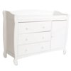 Delta - Newport Combo Dresser and Changing Table, White