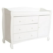 Delta - Newport Combo Dresser and Changing Table, White