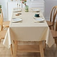thumbnail image 2 of Waterproof Vinyl Tablecloth, Rectangle Heavy Duty Table Cloth, Wipeable Table Cover for Kitchen and Dining Room (40inch*63inch), 2 of 7