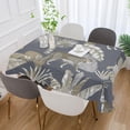 thumbnail image 5 of Tropical Palm Leaves Rectangle Tablecloth, Dust Proof Anti Wrinkle Wipeable Table Cloth Tabletop foration of Dinner Kitchen Wedding Holiday Party 54"x72" Decor Gift, 5 of 7