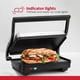 thumbnail image 5 of Plancha Eléctrica Holstein Housewares 26x17 cm Negra, 5 of 7