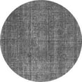 thumbnail image 1 of Ahgly Company Indoor Round Oriental Gray Industrial Area Rugs, 7' Round, 1 of 4