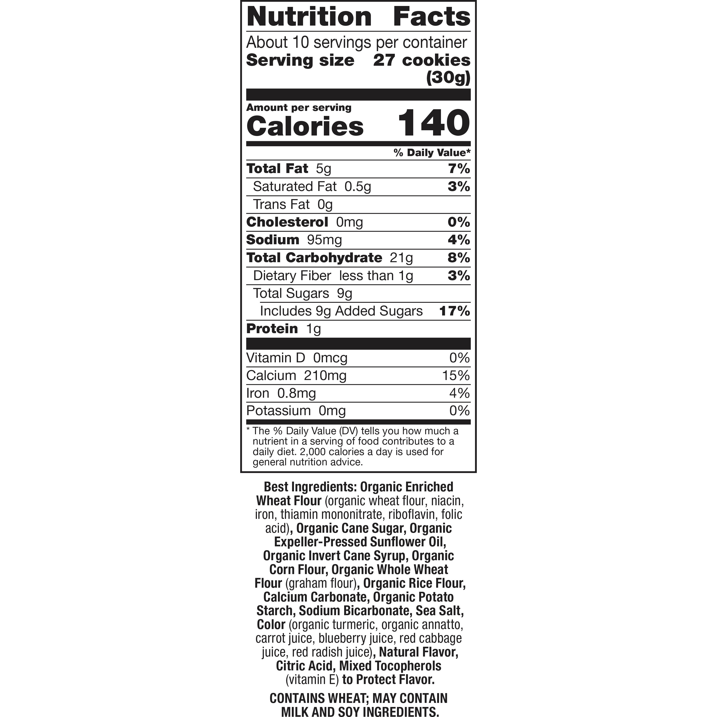 Annie's Organic Birthday Cake Whole Grain Bunny Graham Snacks, 11.25 oz