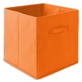thumbnail image 2 of Casafield Set of 12 Fabric Storage Cube Bins, Orange - 13" Collapsible Foldable Cloth Baskets for Shelves and Cubby Organizers, 2 of 7