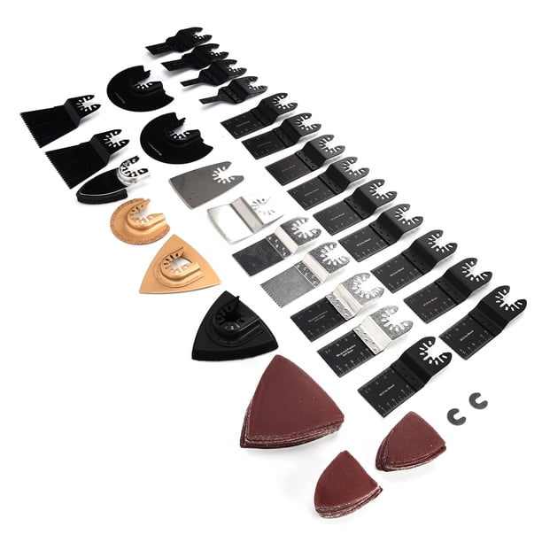 Hojas de sierra multiherramienta oscilantes para madera y metal, kit de cuchillas para herramientas oscilantes Kit de accesorios de hojas de sierra multiherramienta oscilantes Hojas de