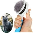 thumbnail image 2 of Self Cleaning Slicker Brush For Dogs And Cats Retractable Bristles Ergonomic Handle, 2 of 7