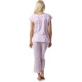 thumbnail image 2 of Casual Nights Women's Bonjur Pintucked Short Sleeve Pajama Set, 2 of 3