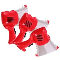 unbranded 3pcs Bullhorn Balloons Megaphone Speaker Balloons For Fire Truck Birthday Decorations Fireman Themed Birthday Party Decorations