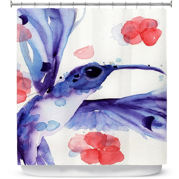 Shower Curtains 70" x 93" from DiaNoche Designs by Dawn Derman - Summer Garden III