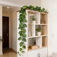 thumbnail image 6 of Yhmxh 5 Pack Artificial Green Leaves Vine Garlands, Green Hanging Ivy with Leaves, Artificial Greenery Hanging Vines for Wall, Ceiling, Patio, Wedding Party Home Indoor Outdoor Green Decoration, 6 of 6
