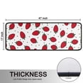 thumbnail image 5 of Kitchen Rugs Sets Of 2,Strawberry Plants Fruit Dot White Pattern Anti Fatigue Kitchen Mat Rugs Non Slip Washable,Decorative Kitchen Floor Mats for Kitchen,Sink,Laundry,17"x47"+17"x47", 5 of 5