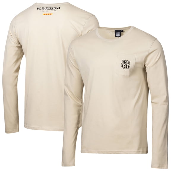 Men's Sport Design Sweden Tan Barcelona Daily Relaxed Long Sleeve T-Shirt