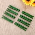 thumbnail image 4 of 40pcs Durable 2.9 Inch Wooden Clothespins Clothes Pegs (Green), 4 of 8