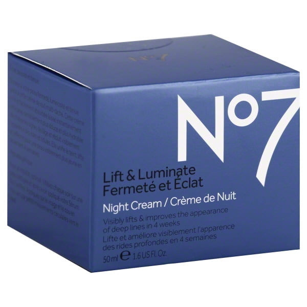Boots No7 Lift & Luminate Night Cream, 1.6 oz