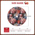 thumbnail image 2 of Sikiie Rose Flowers Nativity Christmas Tree Skirt, Jesus Christian Winter Holiday Tree Mat Decoration(30-48IN)48", 2 of 6