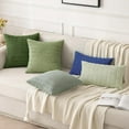 thumbnail image 4 of Wehilion Pack of 2 Corduroy Decorative Throw Pillow Covers Soft Boho Striped Pillow Covers Modern Farmhouse Christmas Home Decor for Sofa Living Room Couch Bed, 4 of 6
