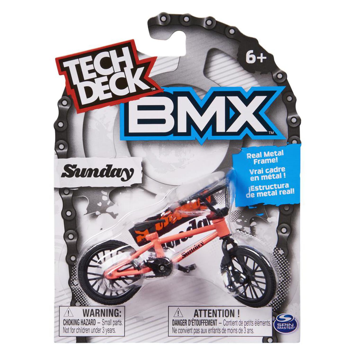 Tech Deck BMX Finger Bike Replica Tech Deck Bike Real Metal Frame(Styles Vary)