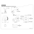 thumbnail image 2 of Kingston Brass Chatham Single Handle Tub & Shower Faucet, 2 of 2