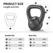 PROIRON Cast Iron Kettlebell 10Lb, Single
