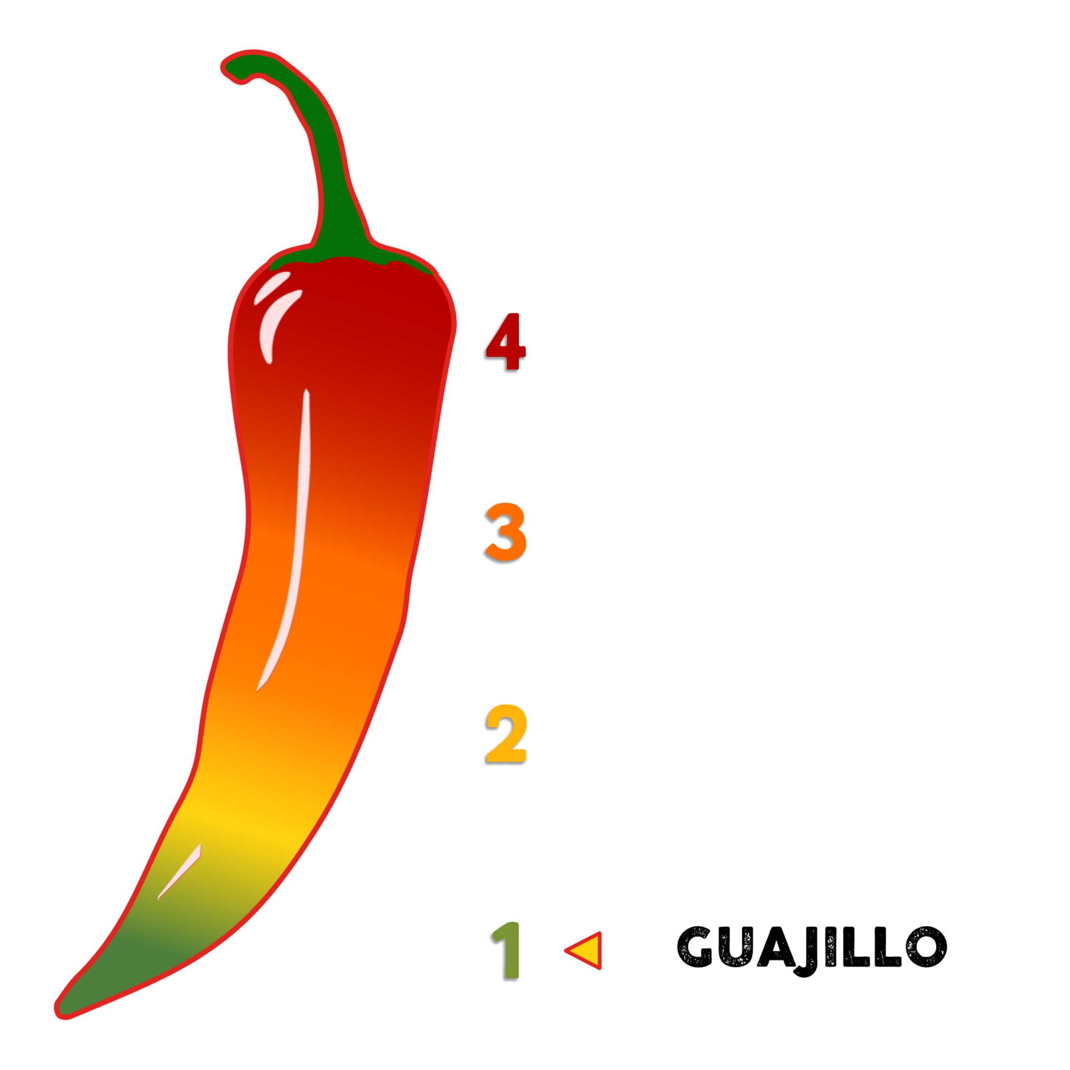 El Guapo No Artificial Flavors Whole Guajillo Chili Pods, 16 oz Bag