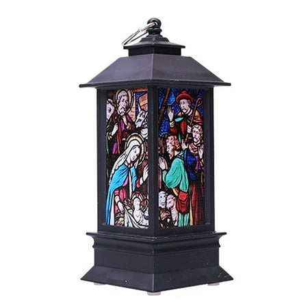 

Christmas Led Light Jesus Religious Wind Lamp for Xmas Party Home Bedroom Church Decoration New Year Gift Night Lamps