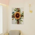 thumbnail image 4 of ZFLMY Cross Sunflower Tattoo Tapestry Wall Art for Home Decoration 30*40in, 4 of 5