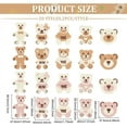 thumbnail image 2 of 40Pcs 20Styles Little Bear Crochet Knitted Cloth Patch Sew On Patch Applique Multiple Shaped Bear Knitted Handmade Applique Decorative Crochet Patch for Cloths Dress DIY Accessories, 2 of 9