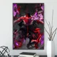 thumbnail image 3 of Póster autoadhesivo de One Piece Zoro Luffy, papel tapiz de dibujos animados para decoración del hogar, pintura impresa, arte de pared de anime, clásico, sangre caliente, 3 of 5