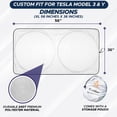 thumbnail image 3 of Parasol para parabrisas EcoNour plegable para Tesla Model 3 y Y, 3 of 9