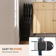 thumbnail image 4 of Luku Folding Chairs, Portable Metal Chairs with Cushions and Non-Slip Feet Pads for Home and Office, Indoor and Outdoor Events, 4 of 7