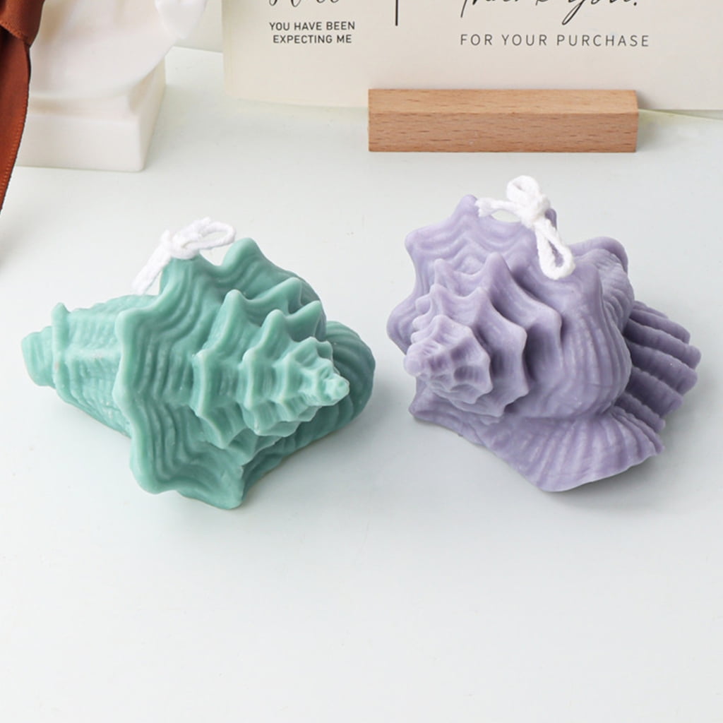 WINDLAND Conch Shape Silicone Mold for DIY Candle Ornaments Mould Handicraft Making Tool
