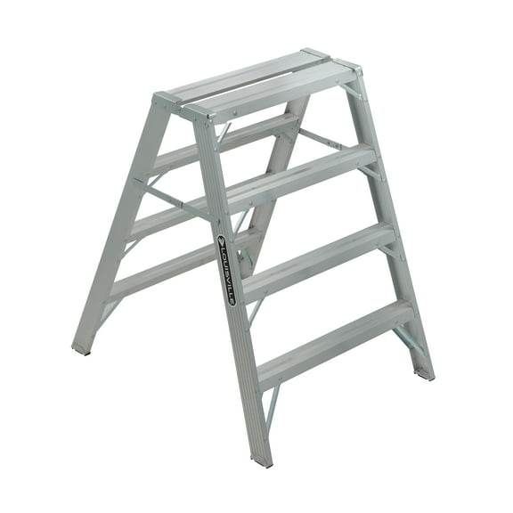 Louisville Ladder L-2032-04 4 ft. Aluminum Saw Horse, Type IA, 300 Lbs Load Capacity