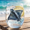 thumbnail image 2 of BingTong Artisanal Blue Ringed Octopus Glassware, 3D Octopuses Stemless Wine Glasses, Handcrafted Marine Animal Bar Glass, Coastal Home Decor Gift For Ocean Lovers B-J, 2 of 7