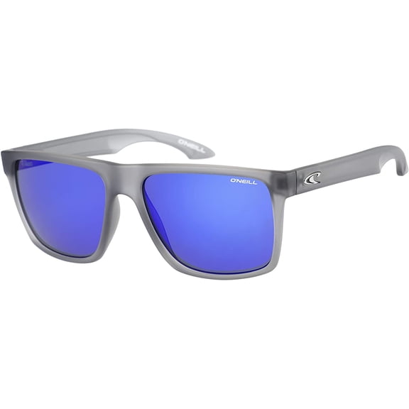 O'neill Harlyn 2.0 Matte Grey Crystal Polarized Blue Mirror Lens Sunglasses