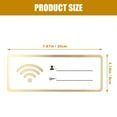 thumbnail image 3 of ACRYLIC Wifi Sign Rewritable Cuenta y contraseña Wifi Signo para Tienda Pública, 3 of 5
