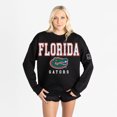 thumbnail image 4 of Women's Gameday Couture Black Florida Gators Oversized Level Up Black Label Premium Sweatshirt, 4 of 6