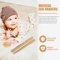 thumbnail image 4 of 1 Set of Wooden Egg Shakers Musical Wood Rhythm Sticks Orff Percussion Instruments, 4 of 8