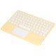 thumbnail image 1 of Teclado inalámbrico para computadora portátil, teclado inalámbrico táctil, teclados redondos para computadora, teclado inalámbrico táctil inalámbrico impulsado por el rendimiento, 1 of 8