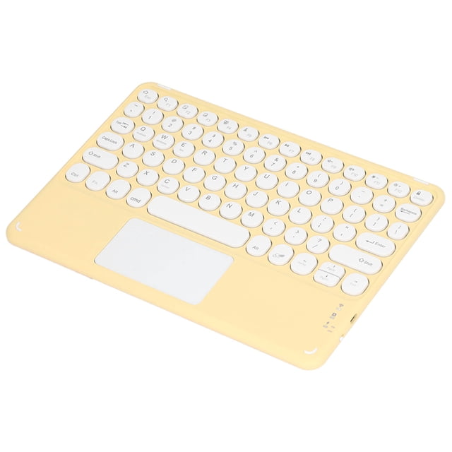 Clavier Tactile Intelligent, 13 Touches de Raccourci Multi-Appareils Ultra Fin Design Ergonomique Clavier d'Ordinateur avec Câble de Charge USB pour Téléphone Intelligent Tablettes Ordinateurs Portables