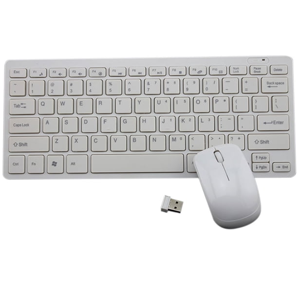 Mini juego de ratón ergonómico con teclado USB inalámbrico de 2,4G, suministros para ordenador portátil de escritorio y entretenimiento de oficina kenally DZ7590-01