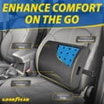 thumbnail image 2 of Goodyear Lumbar Support Pillow, Air-flow Gel Memory Foam Back Support for Car Office Home, 14" Length, 2 of 6