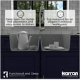 thumbnail image 6 of Karran Usa QT-710-BI-PK1 Quartz Qt 33" Drop In Double Basin Quartz Composite Kitchen Sink, 6 of 7