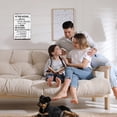 thumbnail image 2 of We Do Family Hugs In This House Rules Metal Sign Primitive Farmhouse Kitchen Wall Art Rustic Home Decor, 2 of 7