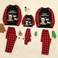 thumbnail image 3 of GYRATEDREAM Family Christmas Pjs Matching Sets Christmas Pajamas Elk Printed Top and Plaid Pants Sleepwear for Family, 3 of 13