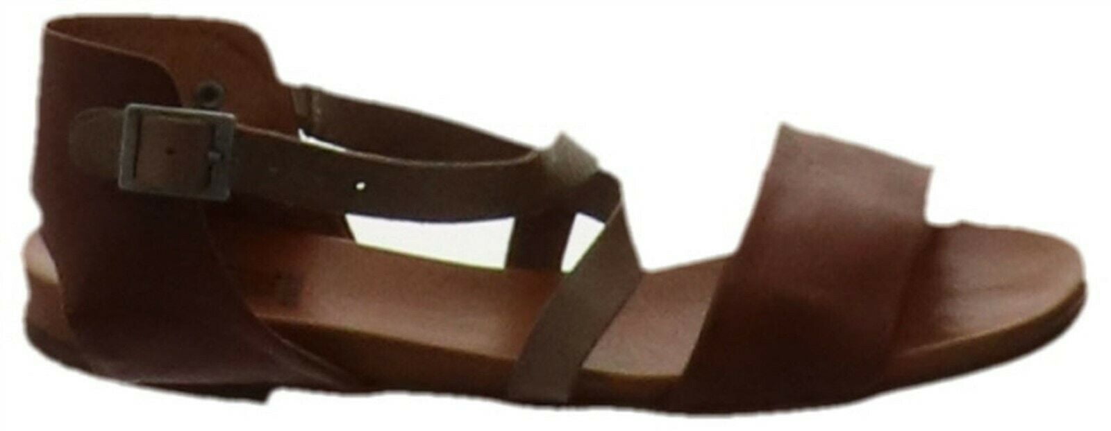 leather cross strap sandals